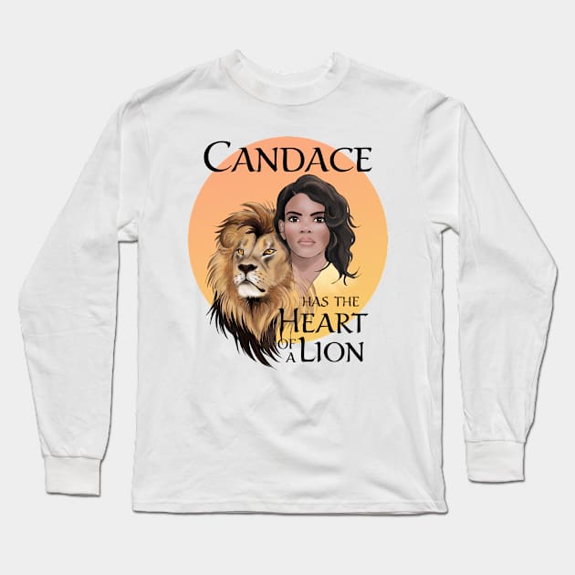 Candace Owens - Heart of a Lion Long Sleeve T-Shirt by Animalistics